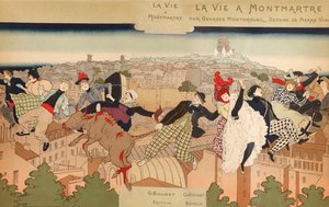 Life in Montmartre by Pierre Marie Louis Vidal