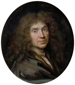Portrait of the author Molière 1622-1673, ca 1658 by Pierre Mignard