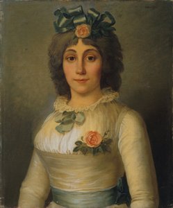 Portrait of Anne-Josèphe Théroigne de Méricourt (1762-1817) (1793) by Pierre Nicolas Selles