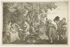 Garden Party by Pierre Parrocel