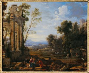 Rest During the Flight to Egypt by Pierre Patel