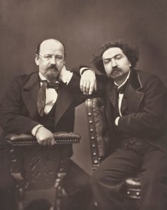 Émile Erckmann and Alexandre Chatrian, c. 1876 by Pierre Petit