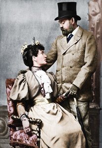 Emile Zola and Jeanne Rozerat, c1890, 1939