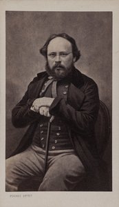 Portrait of Pierre-Joseph Proudhon by Pierre Petit