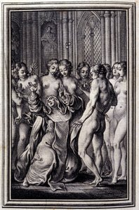 Le Glouches - in “Tales et nouvelles en vers” by Jean La Fontaine. 1776. Illustration by P.P. Choffard