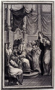le psaltier - in “Tales et nouvelles en vers” by Jean La Fontaine. 1776. Illustration by P.P. Choffard by Pierre Philippe Choffard