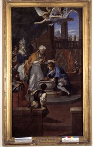 The Baptism of Clovis I, December 25, 496, by Saint Remi, Bishop of Reims by Pierre Puget