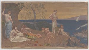 Pleasant Land by Pierre Puvis de Chavannes