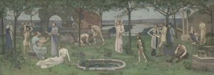 Inter Artes et Naturam (Between Art and Nature), ca. 1890-95 by Pierre Puvis de Chavannes