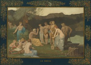 Rest, c. 1863 by Pierre Puvis de Chavannes
