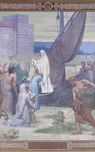 St. Genevieve Bringing Supplies to the City of Paris after the Siege