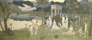 The Sacred Grove, Beloved of the Arts and the Muses by Pierre Puvis de Chavannes