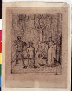 The decollation of Saint John the Baptist by Pierre Puvis de Chavannes