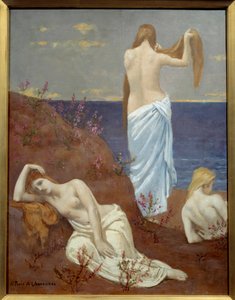 Young Girls on the Seaside by Pierre Puvis de Chavannes
