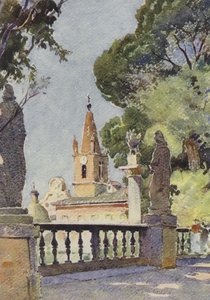 On the Pincio, Rome by Pierre Vignal