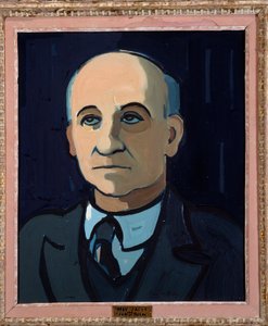 Portrait of the French Poet Max Jacob by Pierre de Belay