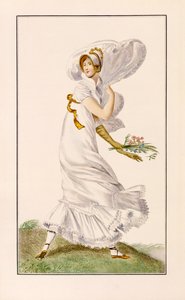 Chiffon Promenade Dress by Pierre de La Mesangere