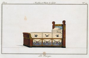 Etruscan Bed, from Collection de meubles et objects de gout
