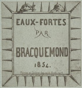 Eaux-fortes par Bracquemond, 1854 by Pierron et Delâtre