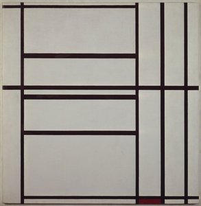 Composition No 1 with Grey and Red 1938-1939