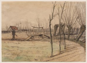Landscape at Loosduinen by Piet Mondrian