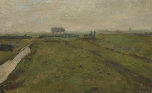 Landscape near Amsterdam, c. 1902 by Piet Mondrian