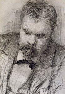 Portrait of Frits Mondrian by Piet Mondrian