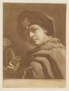 Boy with a Hunting Horn by Pieter Anthony Wakkerdak
