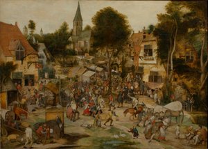 The Village Fair (Kermis), before 1565 by Pieter Balten