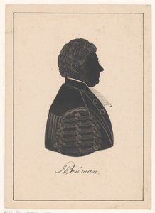Silhouette Portrait of Herman Bouman