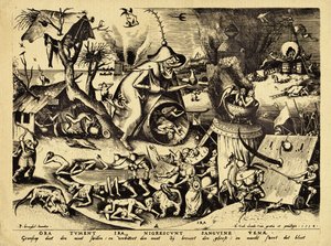 Ira, Engraved by H. Cock, 1558