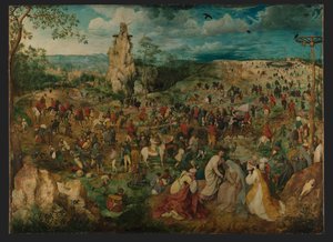 The Procession to Calvary by Pieter Brueghel the Elder