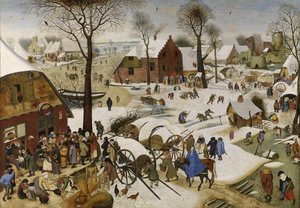 Census at Bethlehem by Pieter Brueghel the Younger
