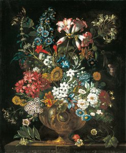 October, from The Twelve Months of Flowers, a floral calendar of still lifes by Pieter Casteels