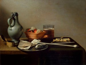 Still Life with Clay Pipes