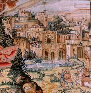 The Passion of Christ. The Descent from the Cross. The second tapestry series of the Passion of Christ by Pieter Coecke van Aelst