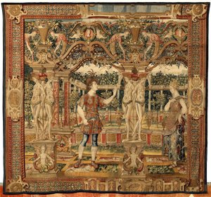 Vertumnus and Pomona: Vertumnus transformed into a pruner, c.1550