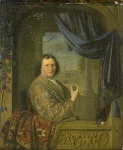 Portrait of a Man with a Watch by Pieter Cornelisz. van Slingelandt