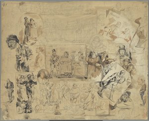 Caricatures by Pieter Dupont