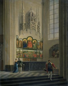 The Ghent Altarpiece in St Bavo Cathedral in Ghent