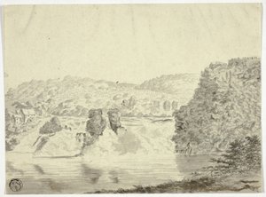 Rhone Waterfall near Schafhausen by Pieter Gaal