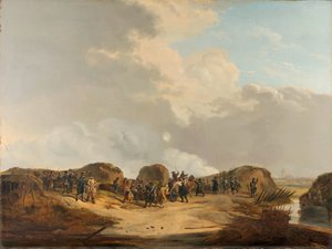 The Demilune Constructed at the Siege of Naarden, April 1814 by Pieter Gerardus van Os