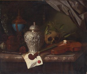 Still life by Pieter Gerritsz. van Roestraten