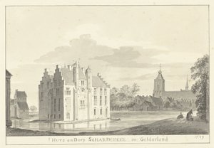 The House and Village of Scherpenzeel by Pieter Jan van Liender
