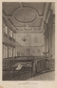 Interior of The Heralds College by Pieter Jansz. Quast