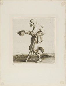 Lame Beggar Asking for Alms, from It