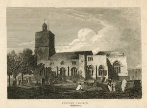 Stepney Church, London (engraving)