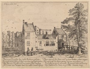 Berkenrode Castle by Pieter Jansz Saenredam