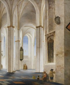 The Interior of the Buurkerk at Utrecht