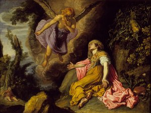 Hagar and the Angel, 1614 by Pieter Lastman